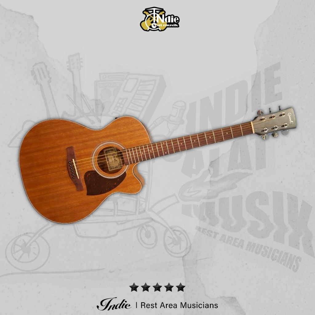 Gitar Akustik Elektrik Grande FW401CE FW-401CE FW 401CE Free Softcase