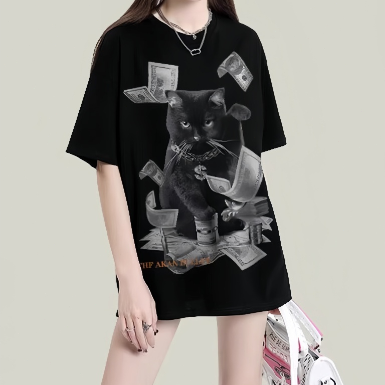 Kaos Lengan Pendek Pria Kaos Lengan Pendek Gaya Korea  Atasan Lengan Pendek  T-Shirt Pria T-Shirt Wa