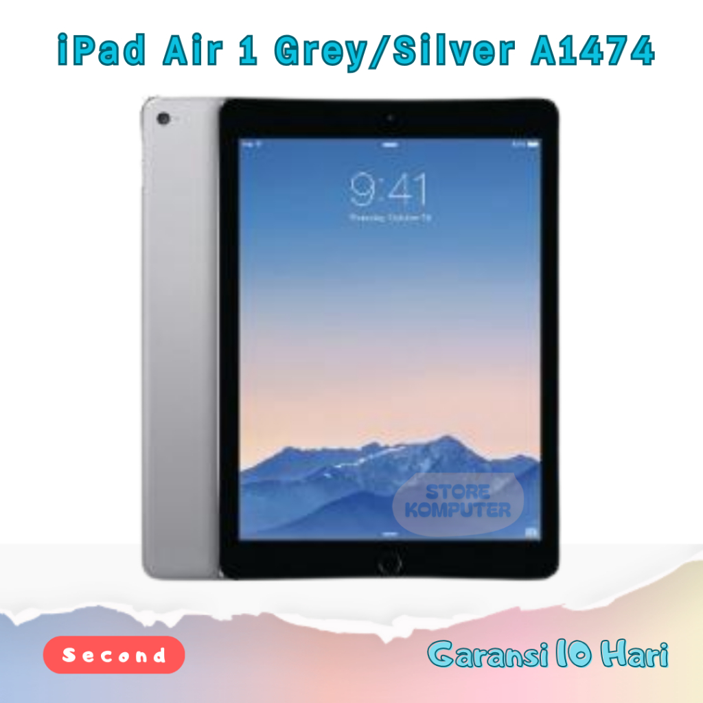 IPAD AIR 1 2013 WIFI ONLY 16 GB - 32 GB - 64 GB SILVER BISA ZOOM