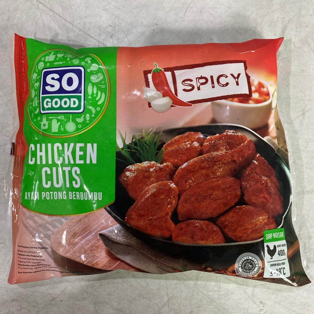 

So Good Spicy chicken (cuts) 400gr
