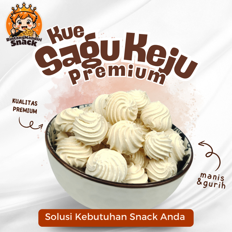 

Kue Sagu Keju Mini | Sagu Susu Premium | 120gr & 250gr | Snack Kiloan, Cemilan Murah, Jajan kiloan, camilan | Bimand.Snack