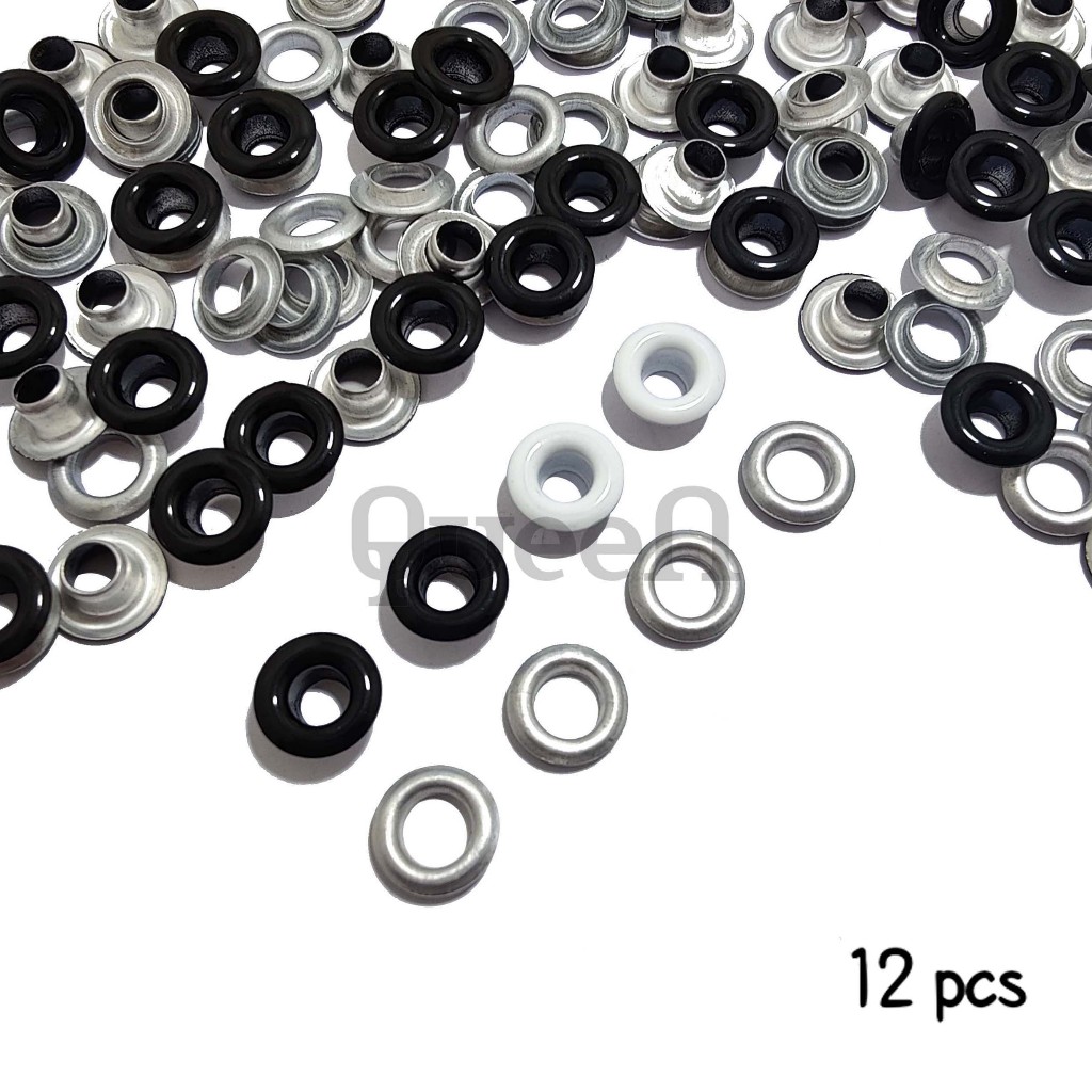Eyelet / Mata Ayam 5 mm / Ring Mata Ayam 5mm / 12 Pcs