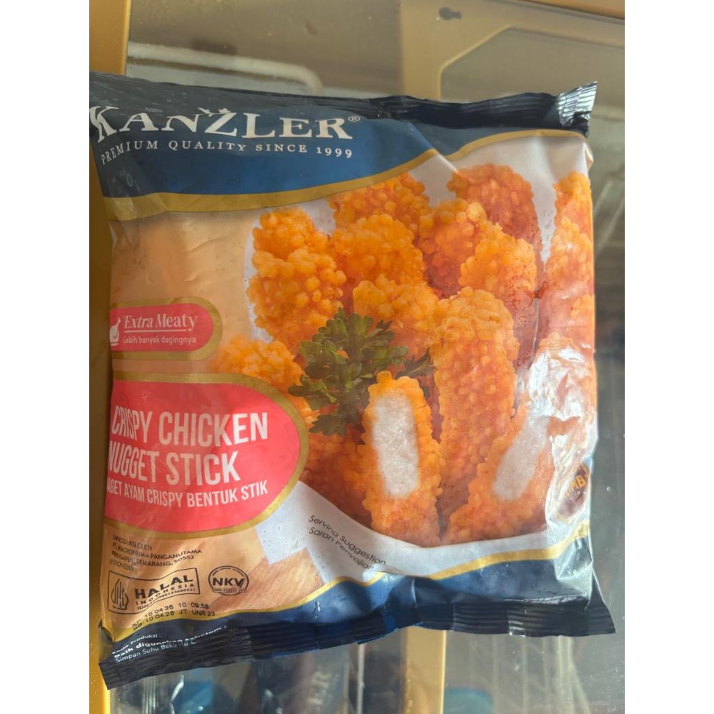 

kanzler crispy chicken nugget stik 250 gram