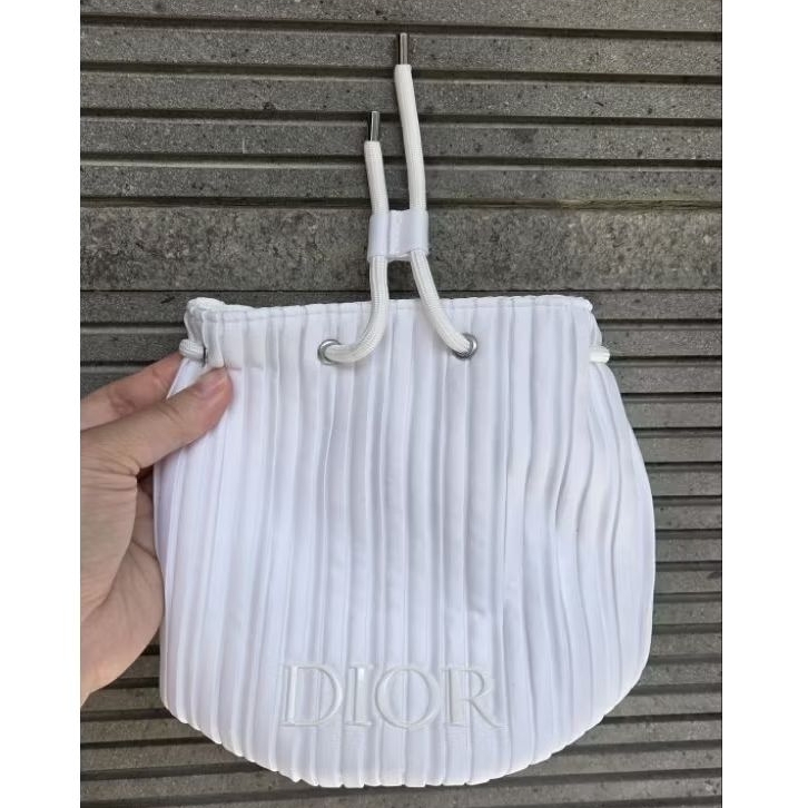NEW Dior Pouch Serut Putih