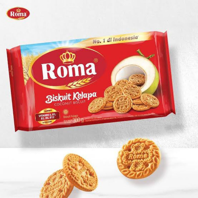 

Roma Biskuit Kelapa 300gr | Biscuit Coconut