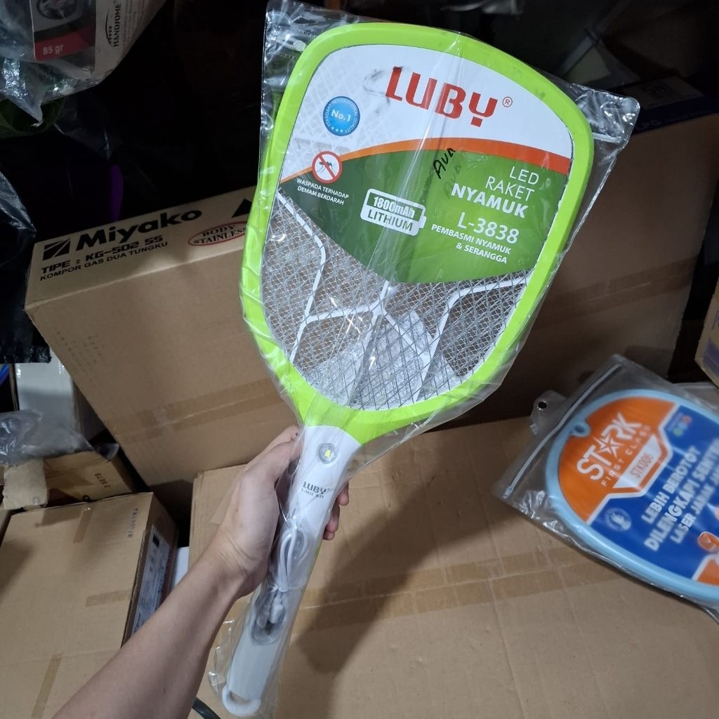 raket nyamuk luby L-3838