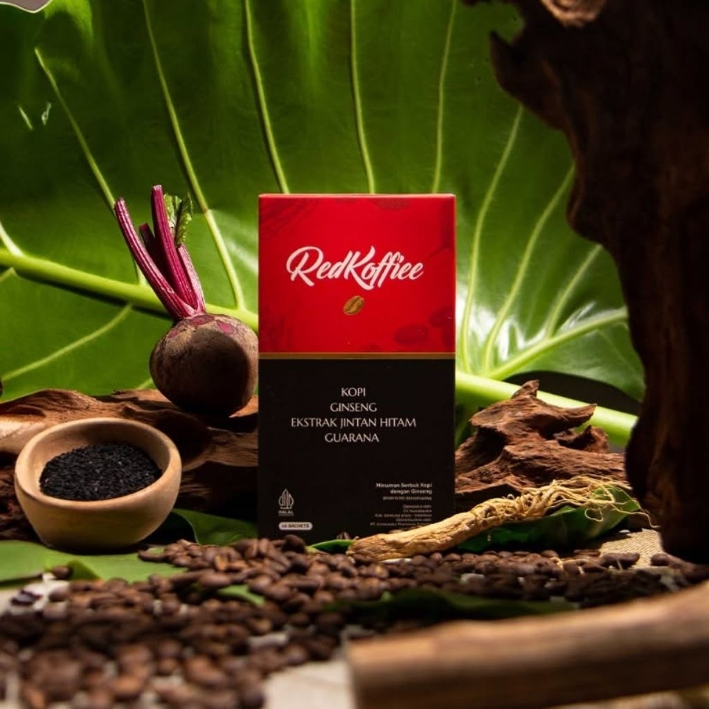 

Red Koffie 1 Box Isi 10 Sacshet