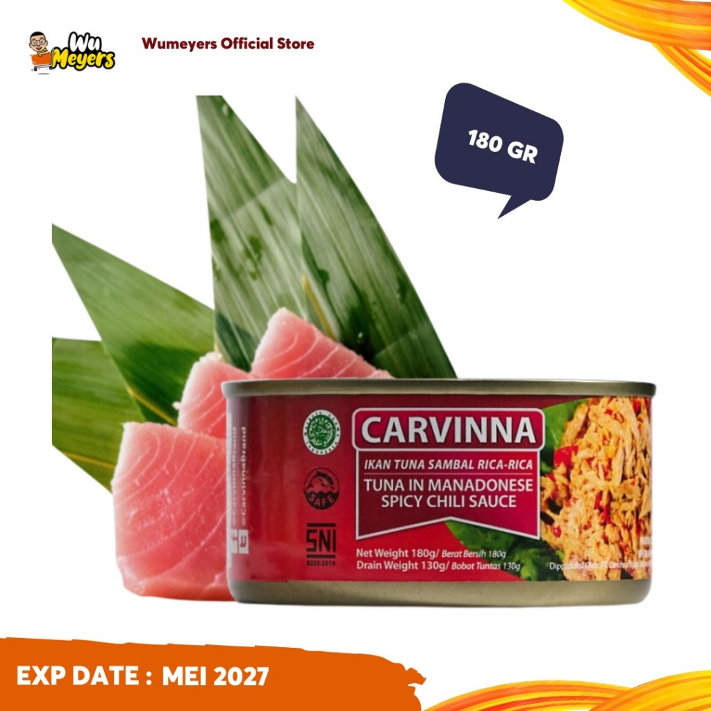 

Carvinna Ikan Tuna Sambal Rica-Rica (Ikan Tuna Kaleng)