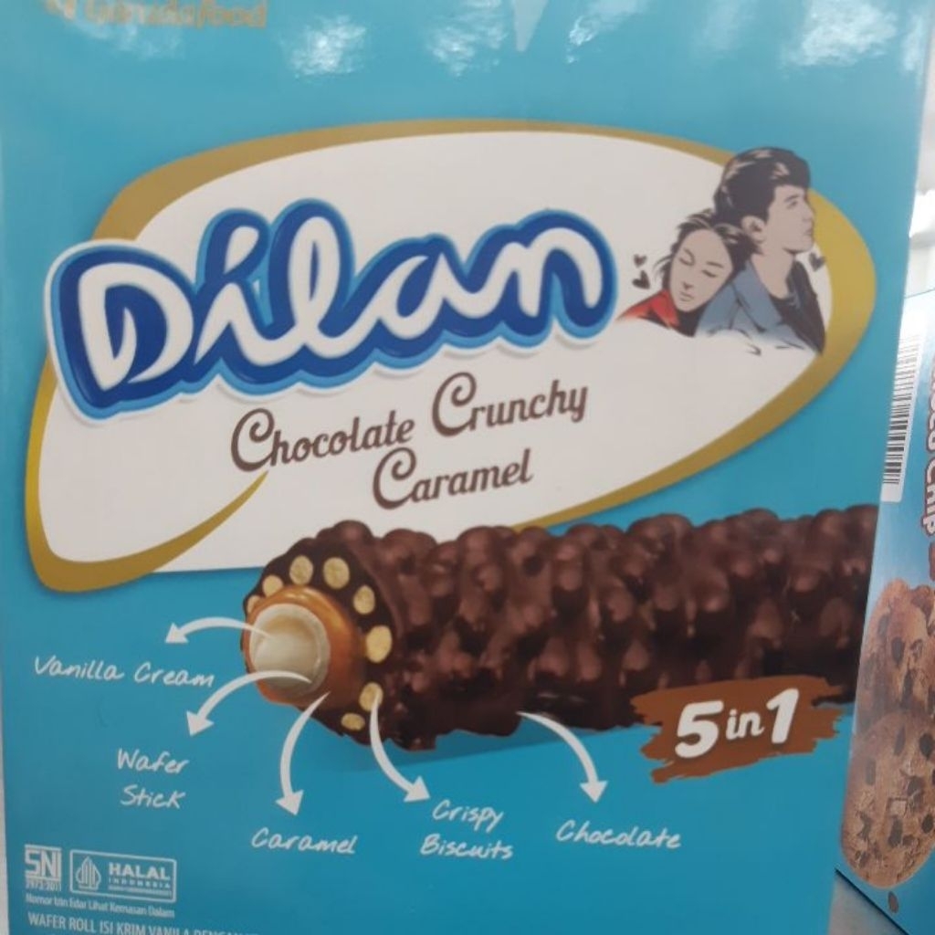 

DILAN CHOCALATE CRUNCHY CARAMEL 1BOX ISI 12PCS