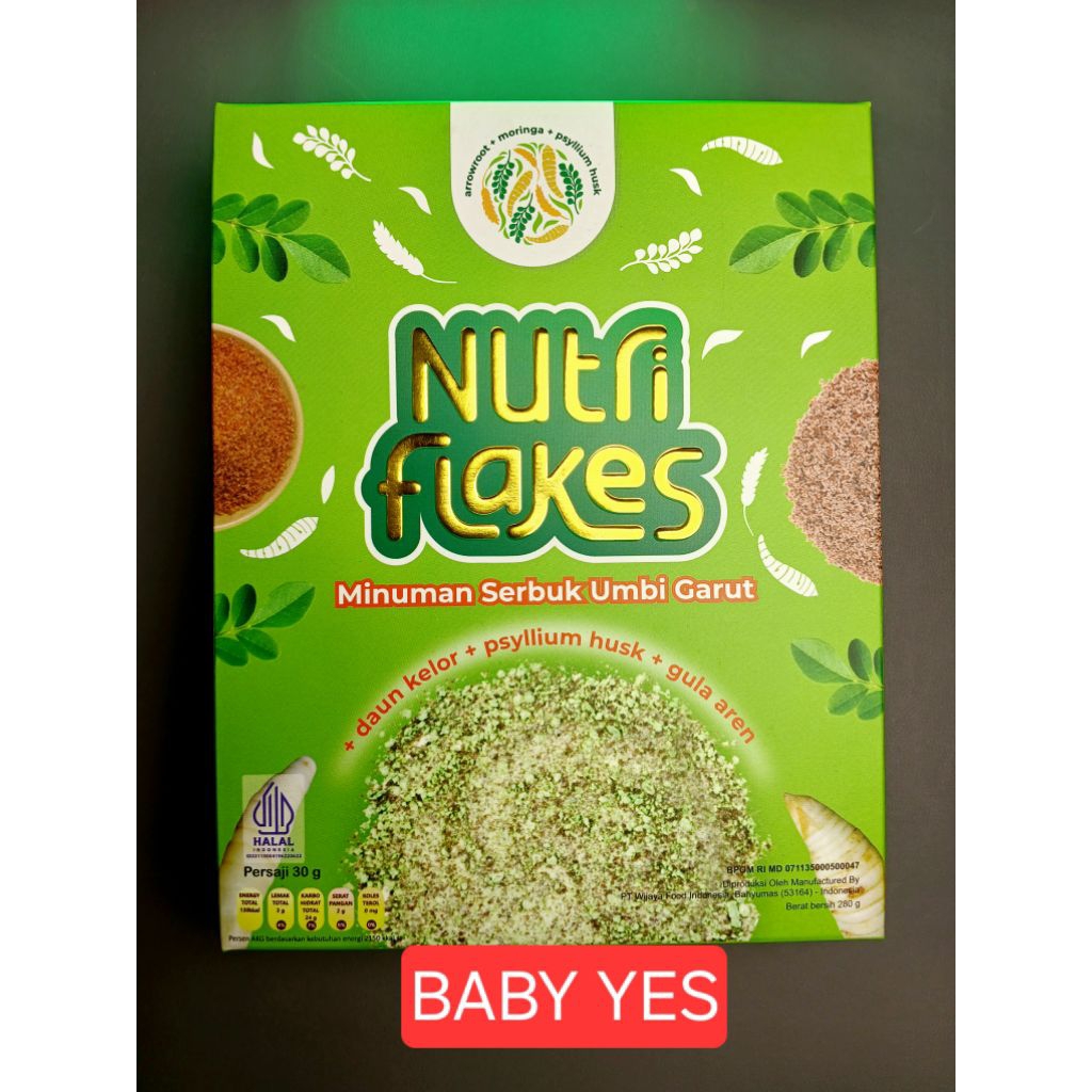 

Nutriflakes Sereal Umbi Garut - Mengatasi asam lambung, gerd dan untuk diet