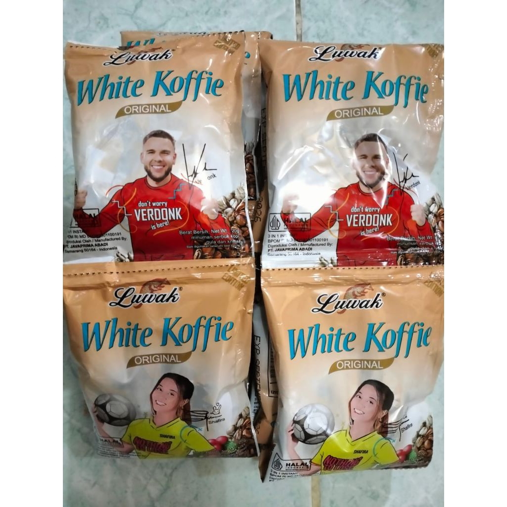 

Kopi Luwak white coffe Original 20g Renceng isi 10