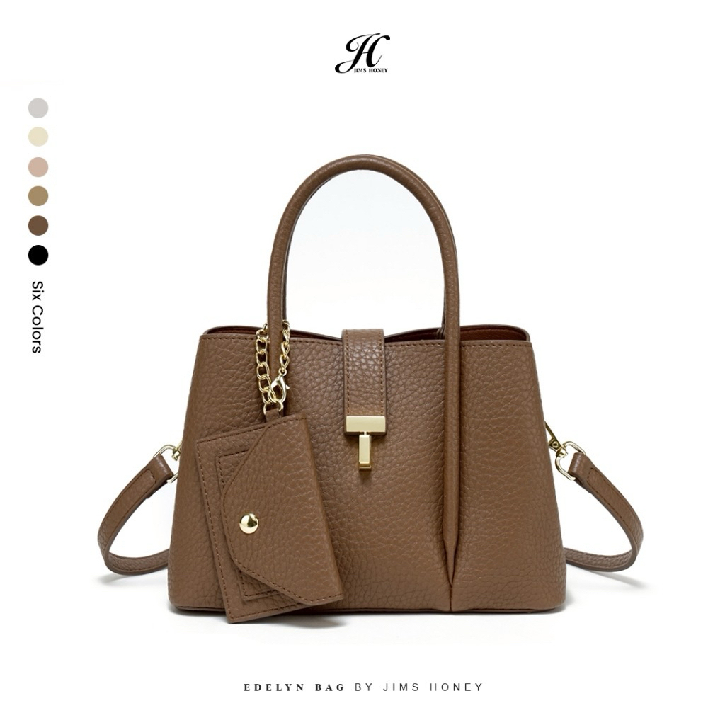 EDELYN BAG JIMS HONEY - BROWN