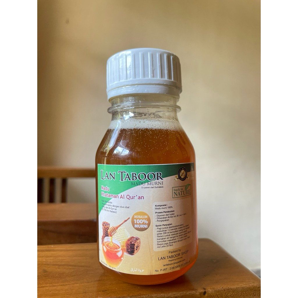 

Madu Asli Murni Khataman Al-Qur'an Lan Taboor 350 Gram