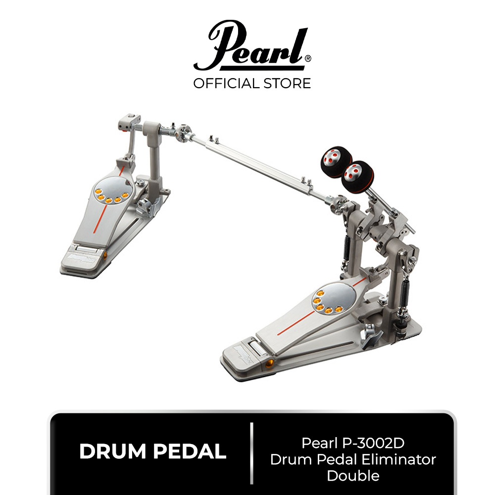 Pearl P-3002D Demon Direct Drive Double Bass Drum Pedal | Pedal Drum Akustik Elektrik