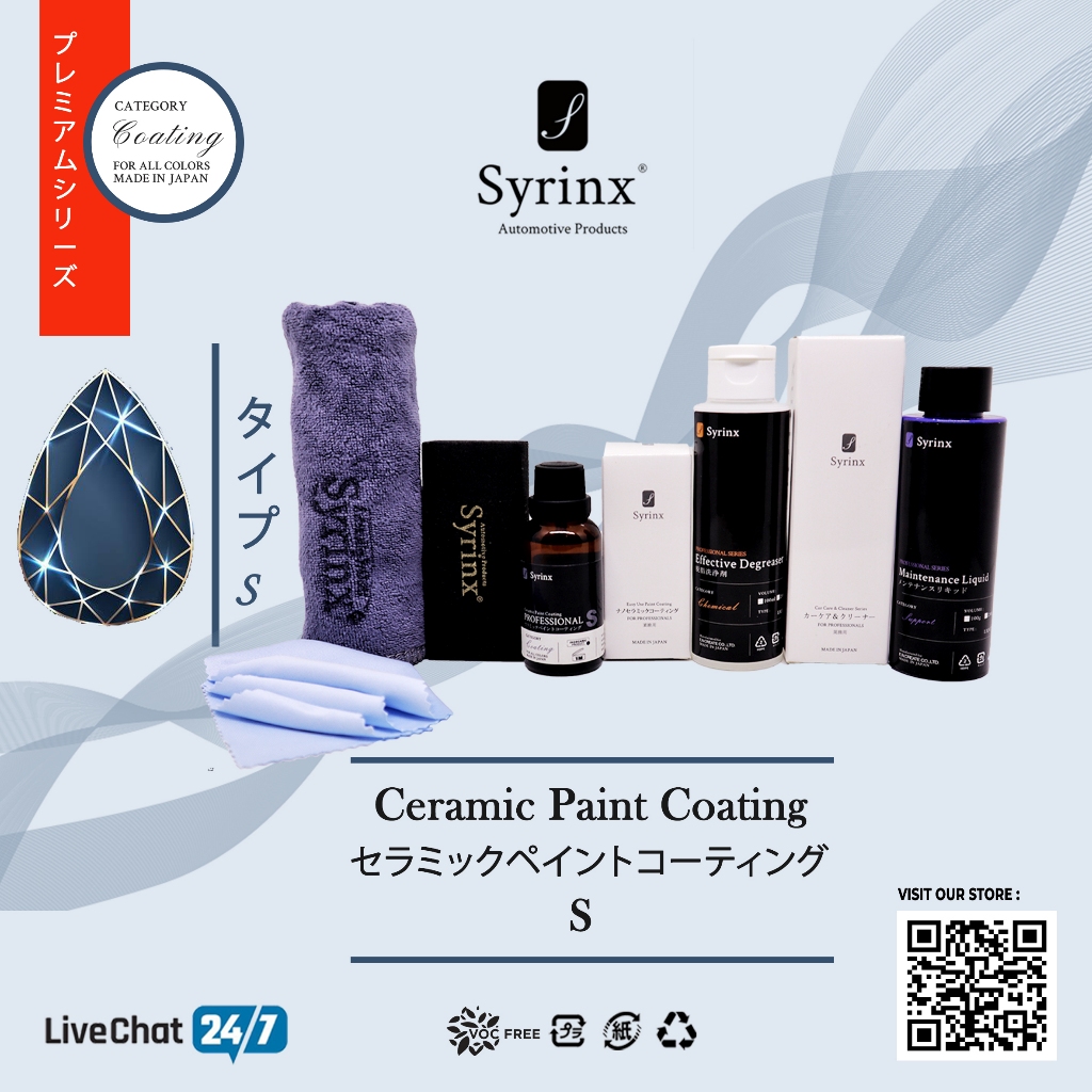 Syrinx Nano Ceramic Coating Mobil - Pelindung Cat Terbaik & Tahan Lama