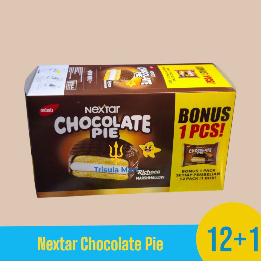 

Nextar Chocolate Pie Isi 12+1 Pcs