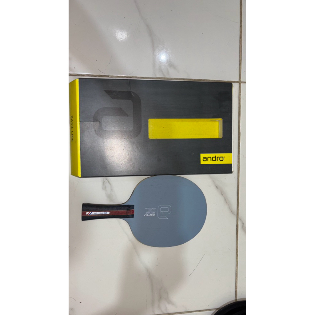 Kayu Bat Tenis Meja Pingpong Andro Gauzy BL7 OFF Basic Line