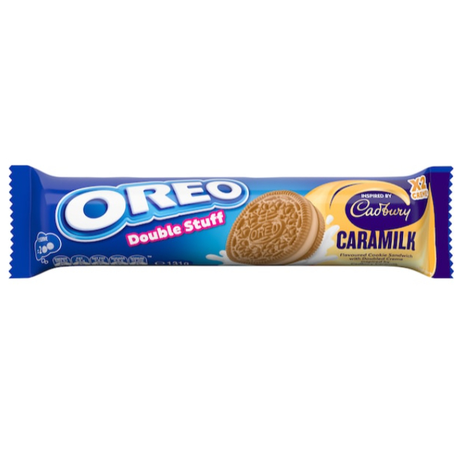 

Oreo Biscuits Caramilk Double Stuff Cookies 131g