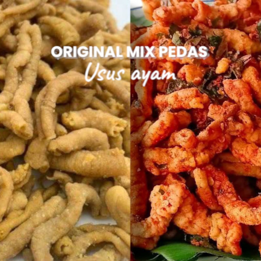 

USUS AYAM ORI MIX PEDAS 1KG (500gr x 2)