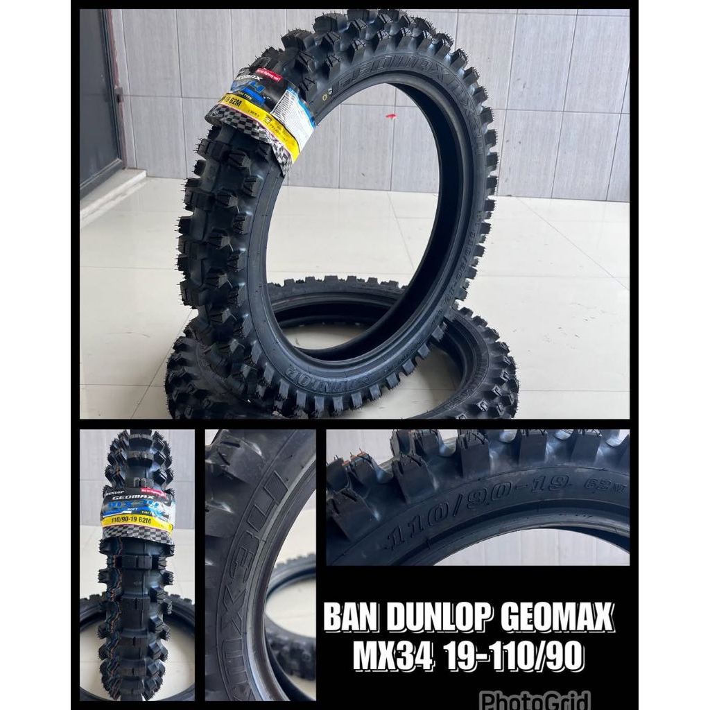 Ban Dunlop Geomax MX34 R 19 110/90