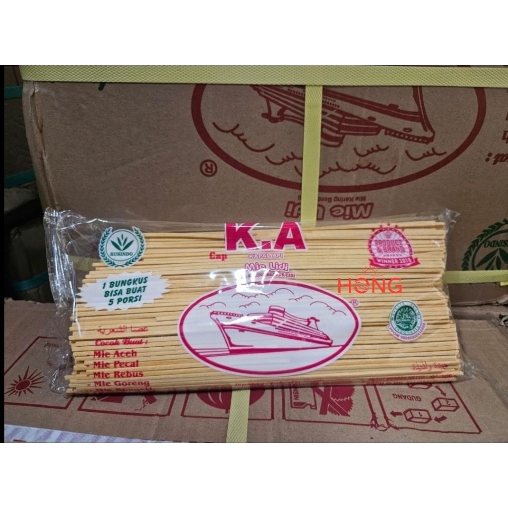 

MIE LIDI GL CAP K.A 1KG HALAL KAPAL API 1KG. MIE MEDAN MIE GOMAK MIE TELUR TUAMI SUMUT