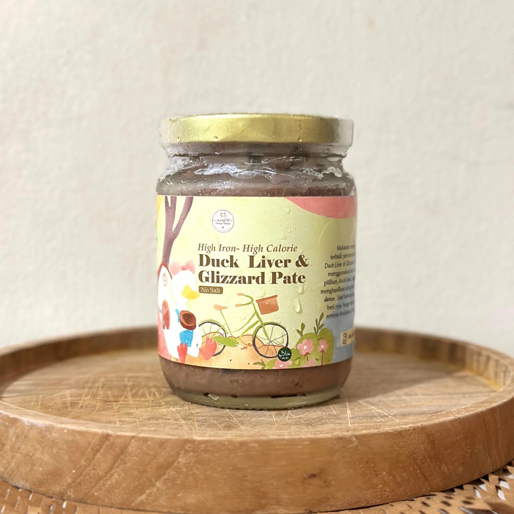 

Premium Duck Liver and Gizzard Pate No Salt | High Iron High Calorie | Hati Ampela Bebek Pate Tanpa Garam Tinggi Zat Besi Tinggi Kalori by Broth Mama