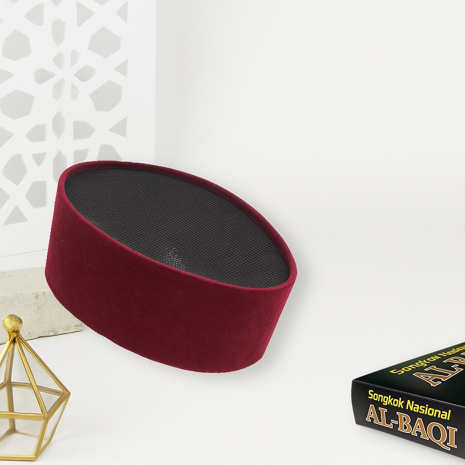 Peci Full AC Merah Maroon TInggi 8, 9, 10 - Peci Merah Maroon - Peci Full Ac