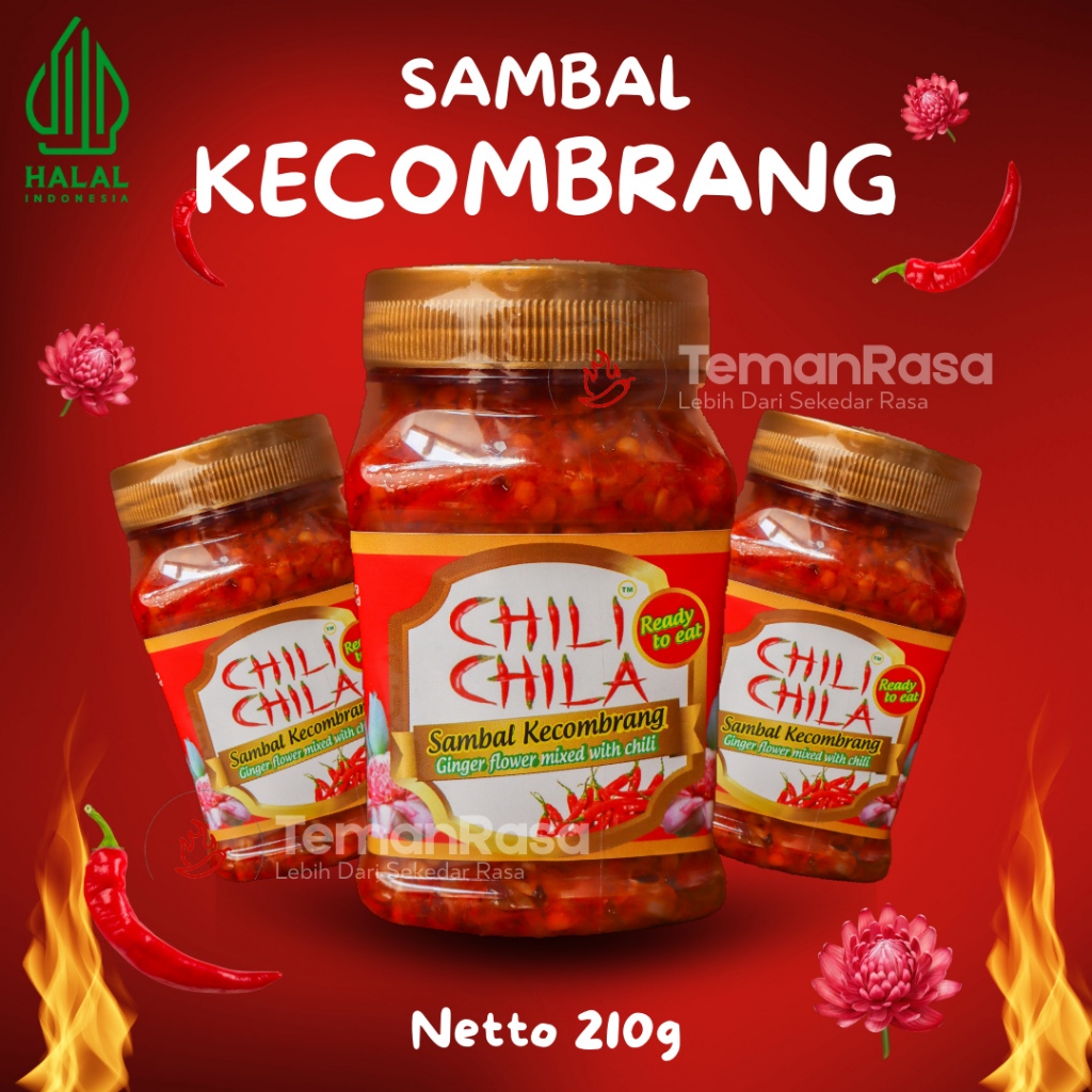 

Chili Chila Sambal Kecombrang 210 gr - Sambal Rumahan Halal Tanpa MSG