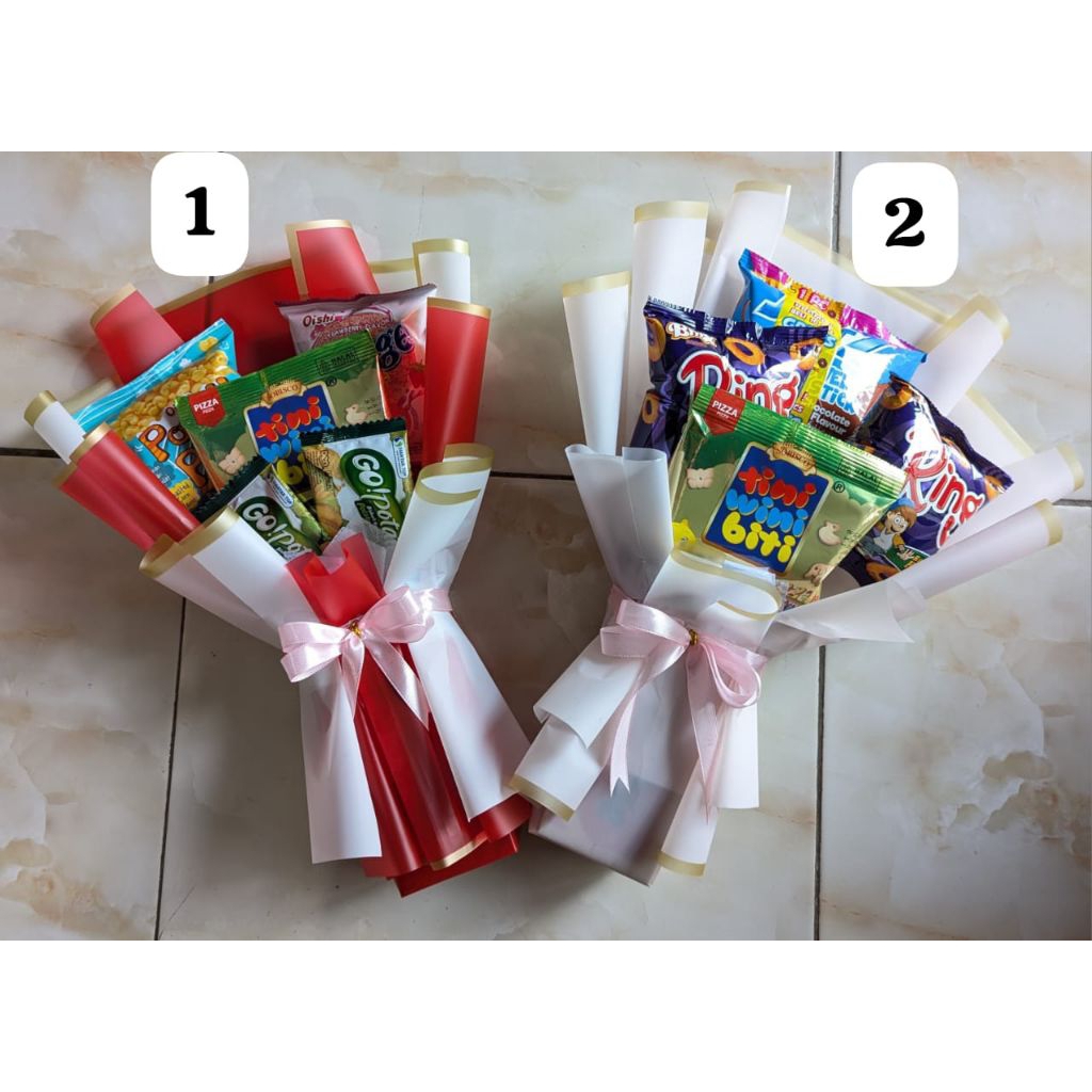 

Buket Snack / Buket jajan / Bouqet Snack Murah