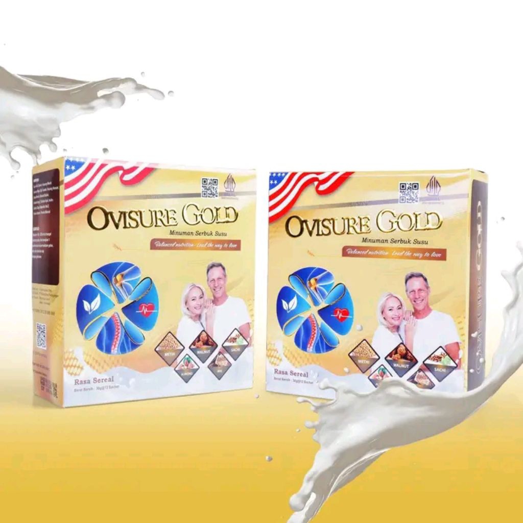 

1 Box Ovisure Gold Susu Vitamin Tulang dan Sendi 1 Box 12 Sachet