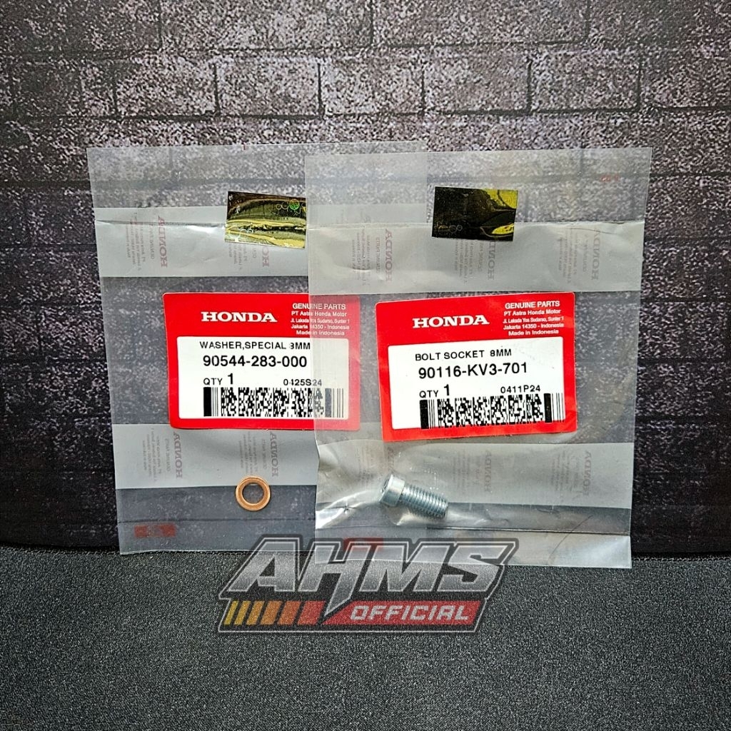 Baut L Suling Shock Depan Vario 150 125 BeAT Scoopy Original AHM