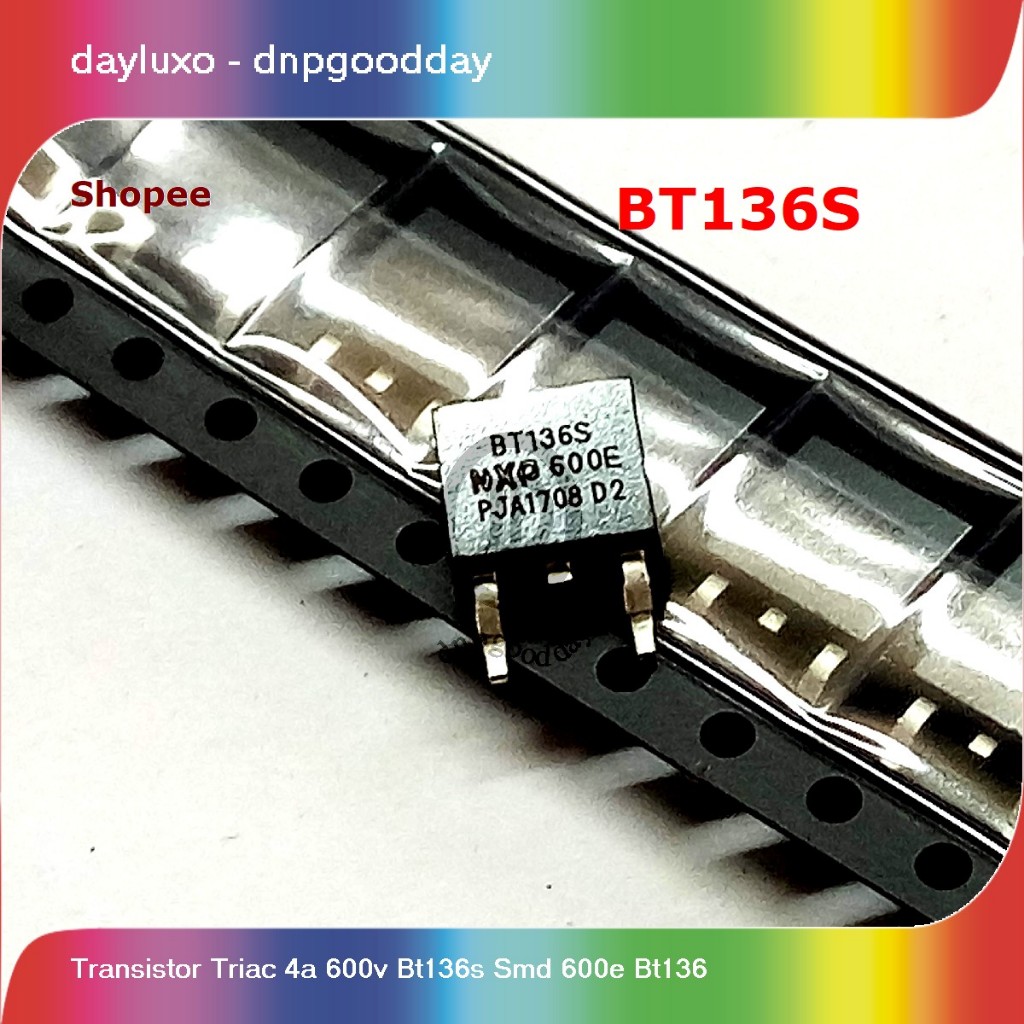 transistor triac 4a 600v bt136s smd 600e bt136