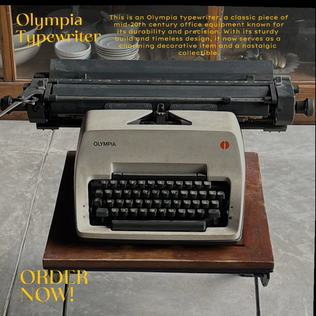 Mesin Ketik Olympia Jumbo Klasik