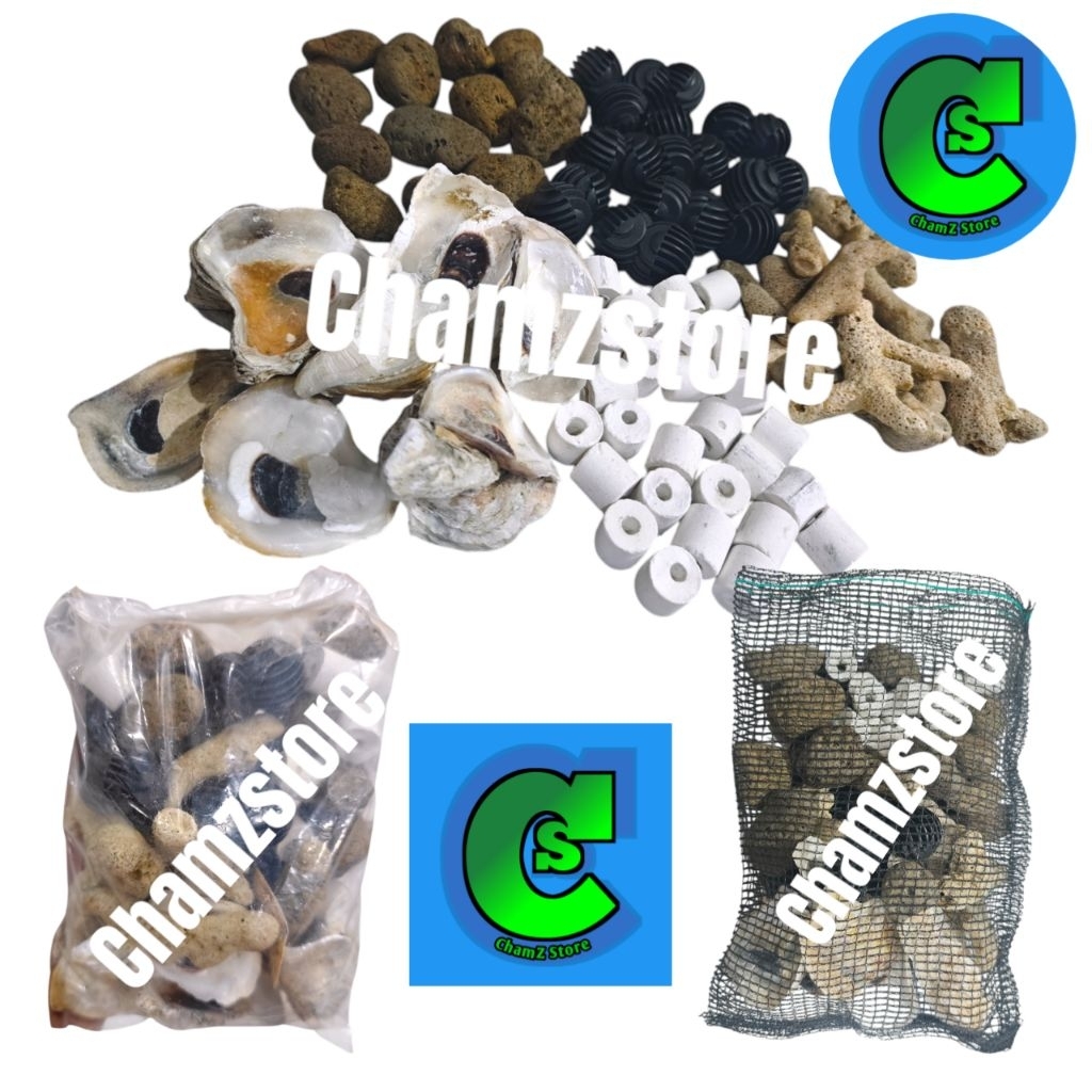 Paket mix media filter aquarium / paket mix media filter ikan / paket mix filter air