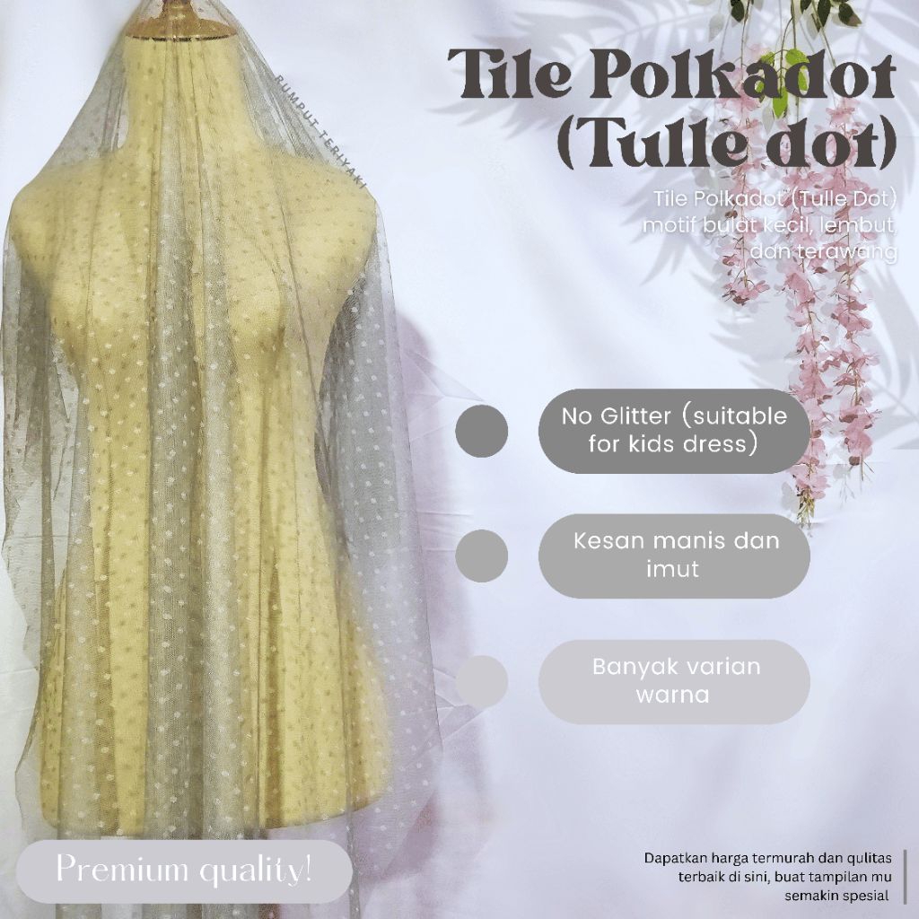 Kain Tile Polkadot/Soft Tulle dot Premium