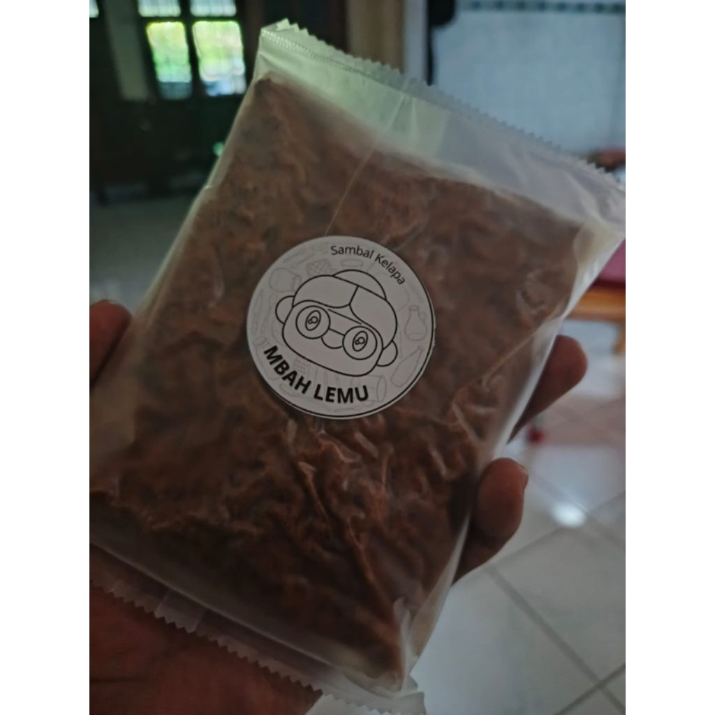 

MBAH LEMU sambal kelapa serundeng kelapa krawu urap pedas manis gurih enak 100gr