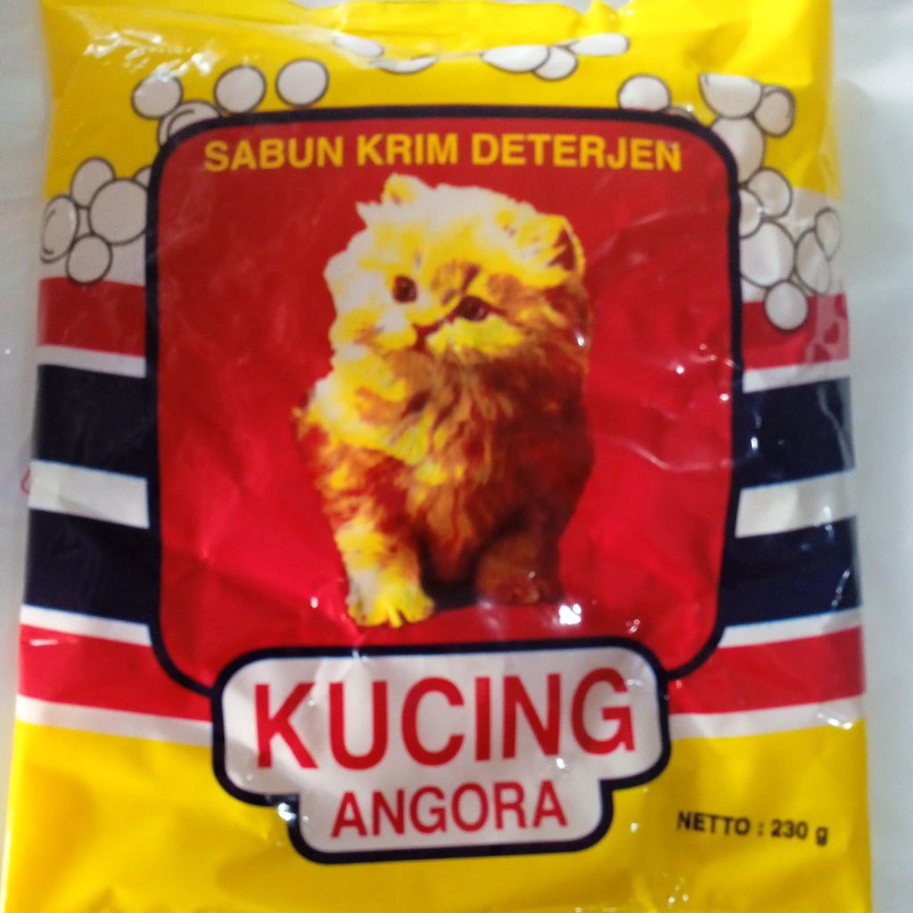 SABUN KRIM DETERJEN/SABUN COLEK KUCING ANGGORA