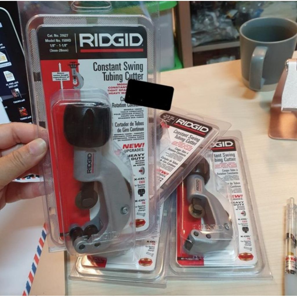 

RIDGID Tubing Cutter 1/8"·1–1/8"(3 mm–28 mm) Constant Swing 31622