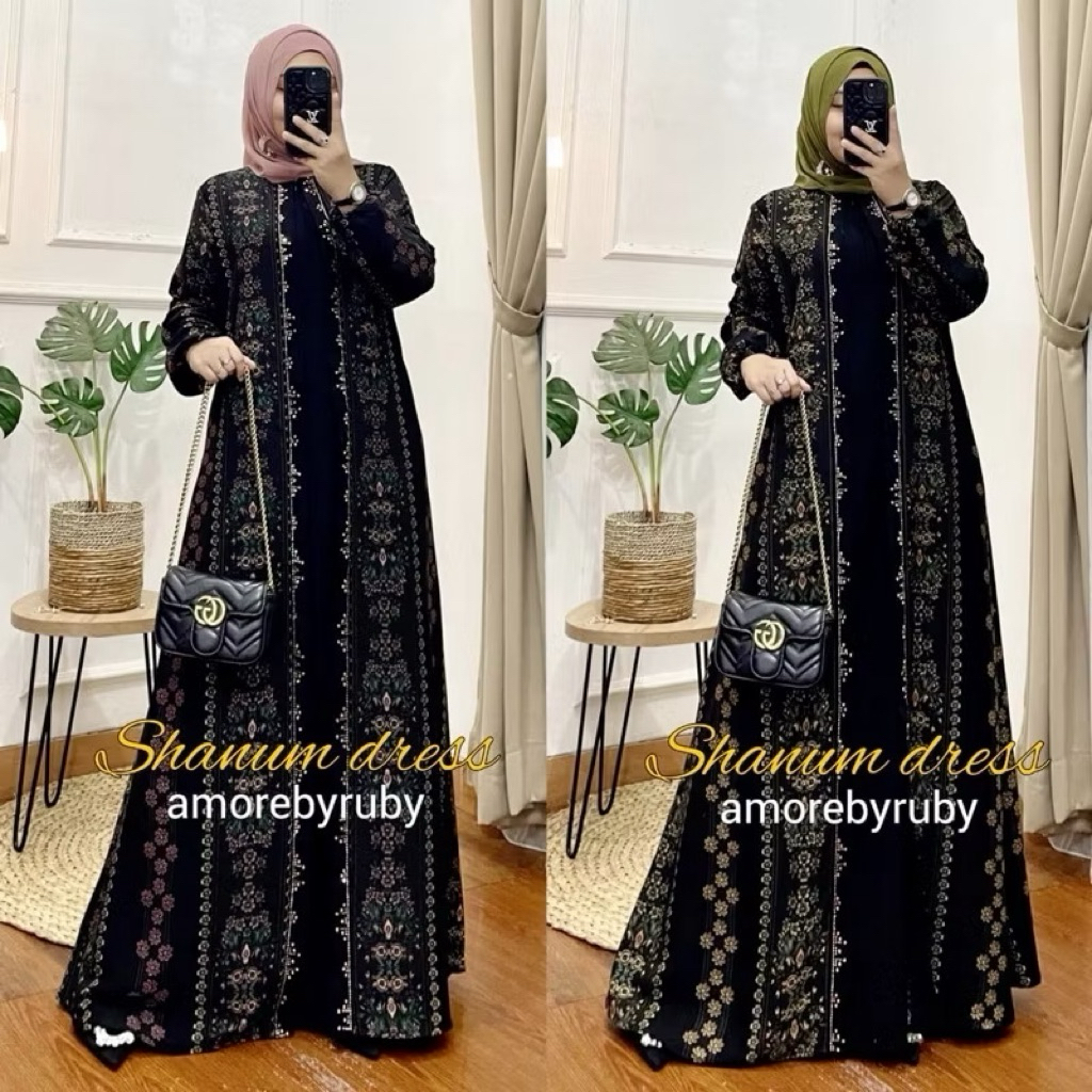 Shanum Dress Amorebyruby Abaya Shanum Amorebyruby Abaya Motif