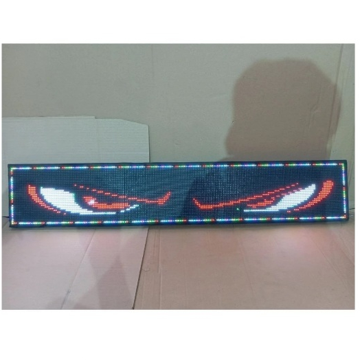 lampu led animasi mata 100cm mobil bus truk running text