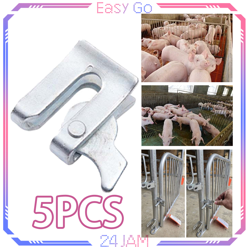 Isi 5pcs Kunci Pintu Pagar Otomatis Grendel Overpal Gembok Kunci Selot Pintu Otomatis Untuk Pagar Ta