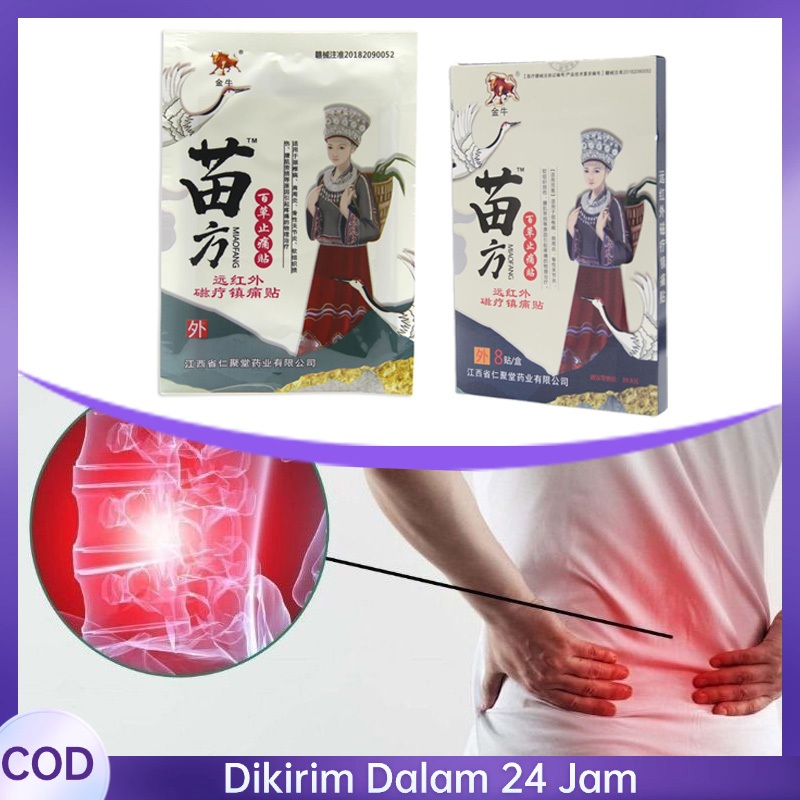 2bag 16pcs Koyo Akupuntur Cina Melancarkan Plester Anti Nyeri Plester Nyeri Sendi Plester Pegal Pega