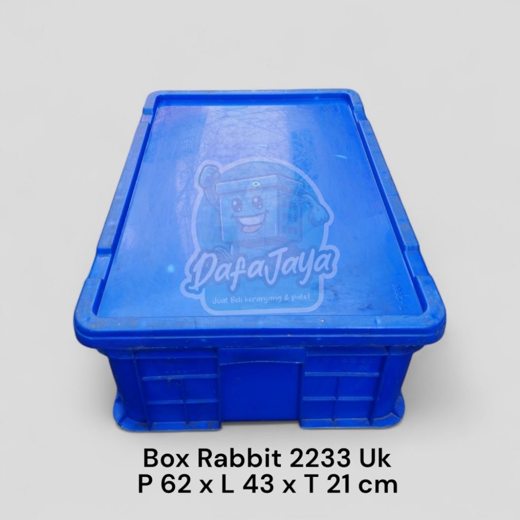 Box Container Plastik Rabbit 2233 Plus Tutup