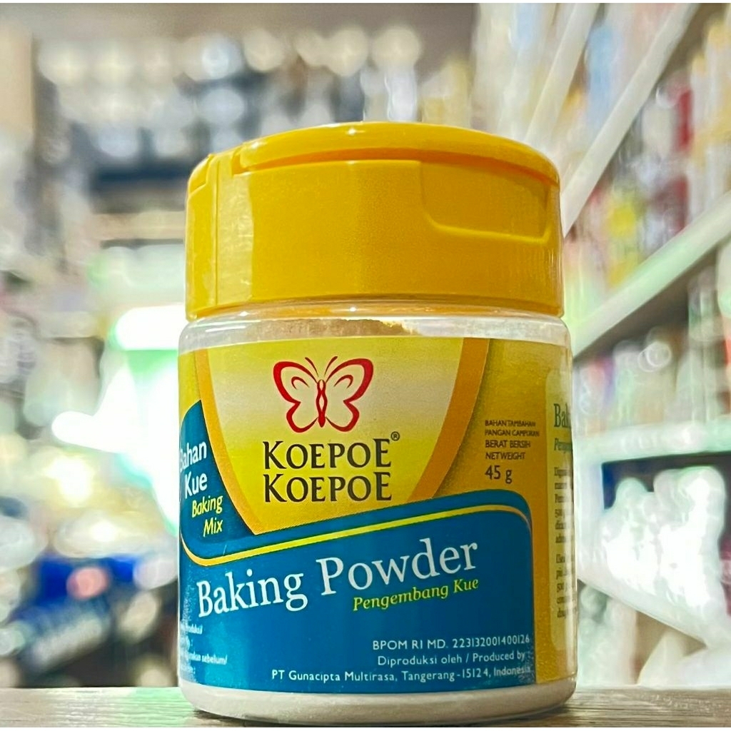 

Koepoe Koepoe Baking Powder 45gr / Pengembang Kue