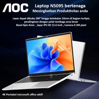 AOC Ximin Notebook Silver Super Tipis 2024 untuk Rumah, Kantor, dan Pelajar - Intel J4105, RAM 8GB D