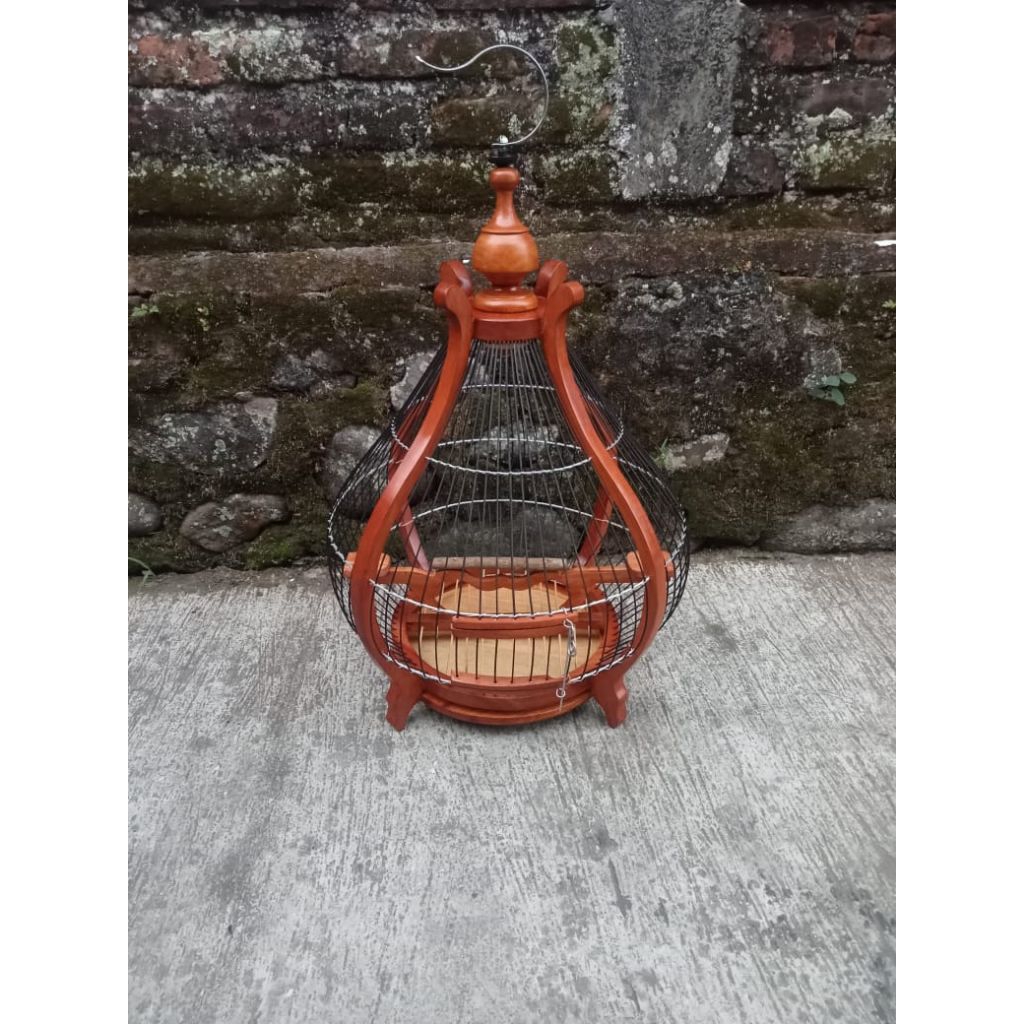 SANGKAR PERKUTUT JERUJI FIBER