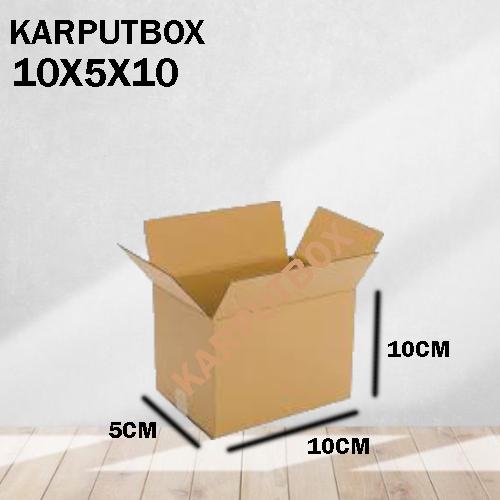 

Karton box Ukuran 10x5x10 Polos Box Cogurated tebal kuat kardus packing