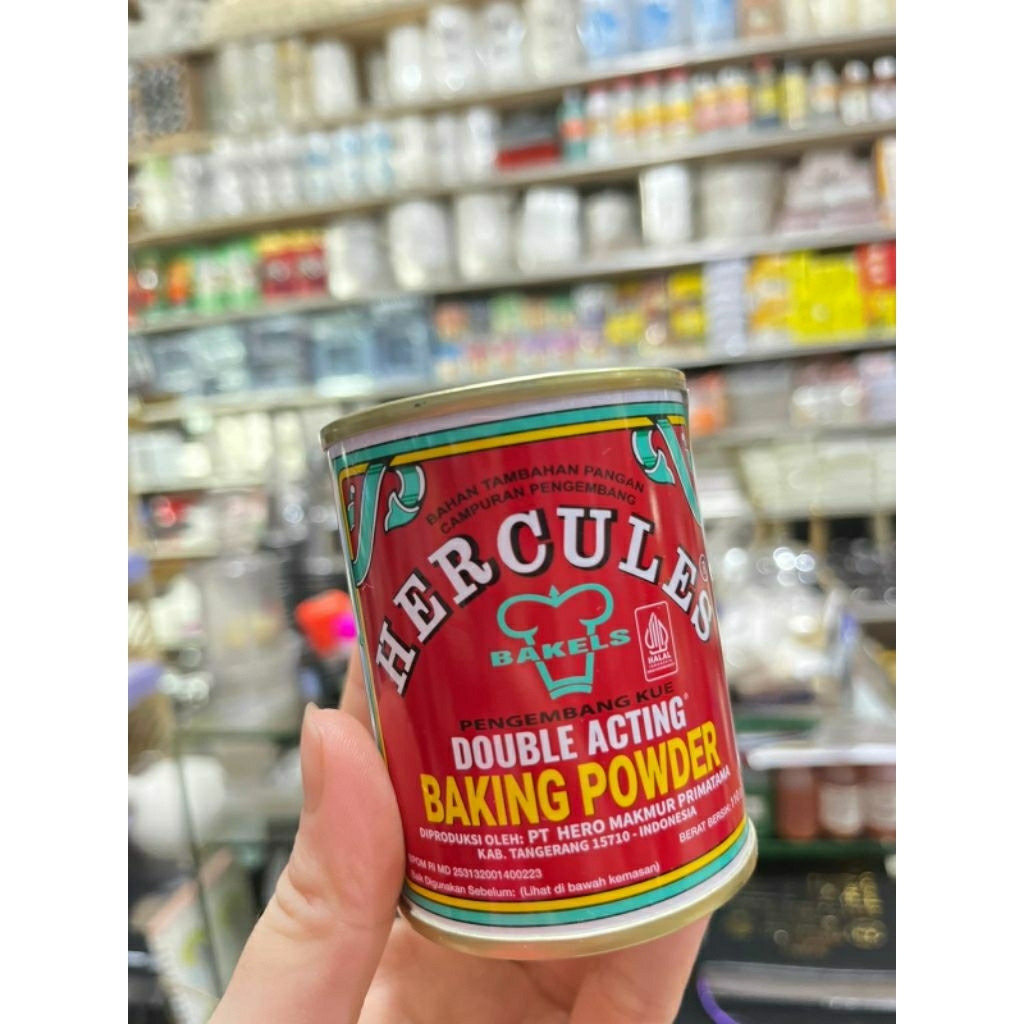 

Baking Powder Hercules Double Acting / Baking Powder Double Acting 110gr