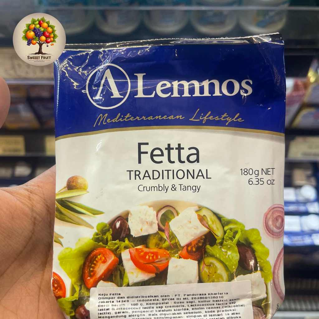 

Lemnos Fetta Traditional Crumbly&Tangi | Fetta Cheese Full Cream 180gram