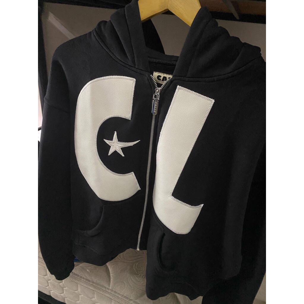 CALLE BLACK HOODIE ZIP